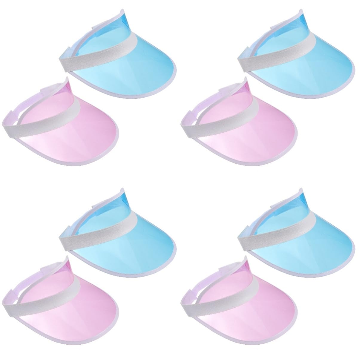 BESPORTBLE Sombrero para El Sol Gorra Transparente para El Sol Sombrero del Camionero Sombrero Parasol Sombreros De Verano para Mujer Tapa Sombrero De Copa Gorras El Plastico
