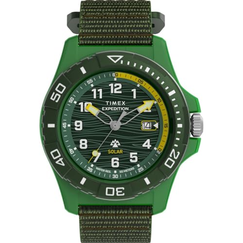 Image of TIMEX Expedition Round 46mm Green Dial Analog Men Watch - TW2Y61400UJ