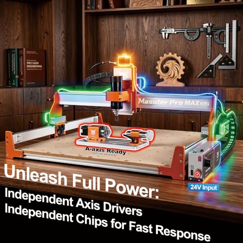 Image of FoxAlien Desktop CNC Router Machine Masuter Pro MAX