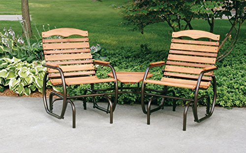 JACK-POST CG-30Z Country Garden Glider Tete-a-Tete, Bronze - Thumbnail 5