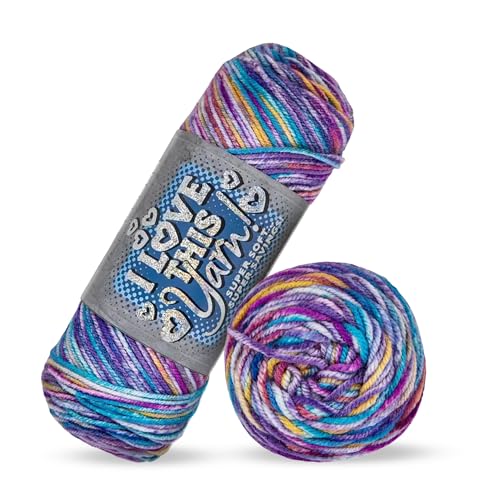 Image of Hobby Lobby Paint Party I Love This Yarn, 252 Yards