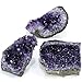 Nvzi Amethyst Crystal Rock, Real Amethyst Stone, Natural Purple Crystals and Healing Stones, Amathesis Crystal Cluster Geode, Amatista Piedra Natural, Cuarzos Originales De Energia Y Piedras(1.1LB)