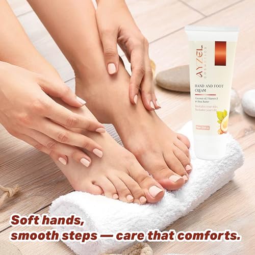 Image of Nourishing Face Coconut with Vitamin E hand and foot cream | Deep Moisturizing & Skin Brightening Daily Cream | Non-Greasy Formula for Soft, Smooth & Radiant Skin 100gm