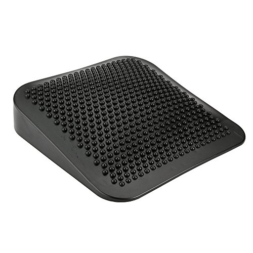 PhysioRoom Inflatable Orthopaedic Seat Wedge Posture Corrector Cushion - Improves Posture, Reduces Back Pain from Herniated Disc, Sciatica & Lumbago, Encourages Active Sitting - Car, Office Desk Chair