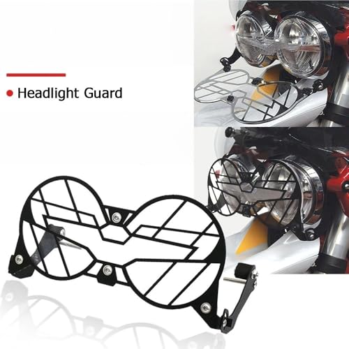 Grille de protection phare Moto V85 TT cache latéral pliable