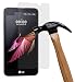 Produktbild yayago Displayschutzglas 0,26 MM Displayschutzfolie für LG X Screen Glasfolie Hartglas 9H (bewusst kleiner als das Display, da dieses gewölbt ist)