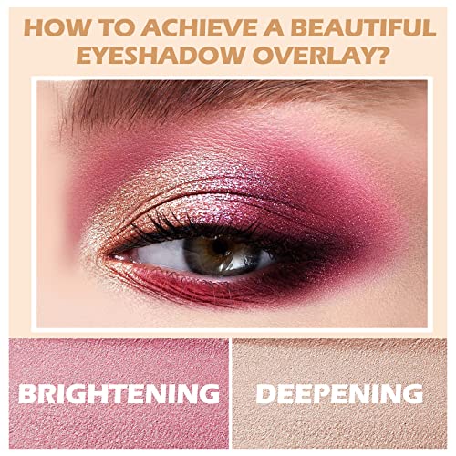 Boobeen Eyeshadow Stick For Eyes, Metallic Cream Eye Shadow Pencil Crayon, Glitter Eye Brightener Stick, Multi Function Eyeshadow Highlighter, Long Wear #TOP4