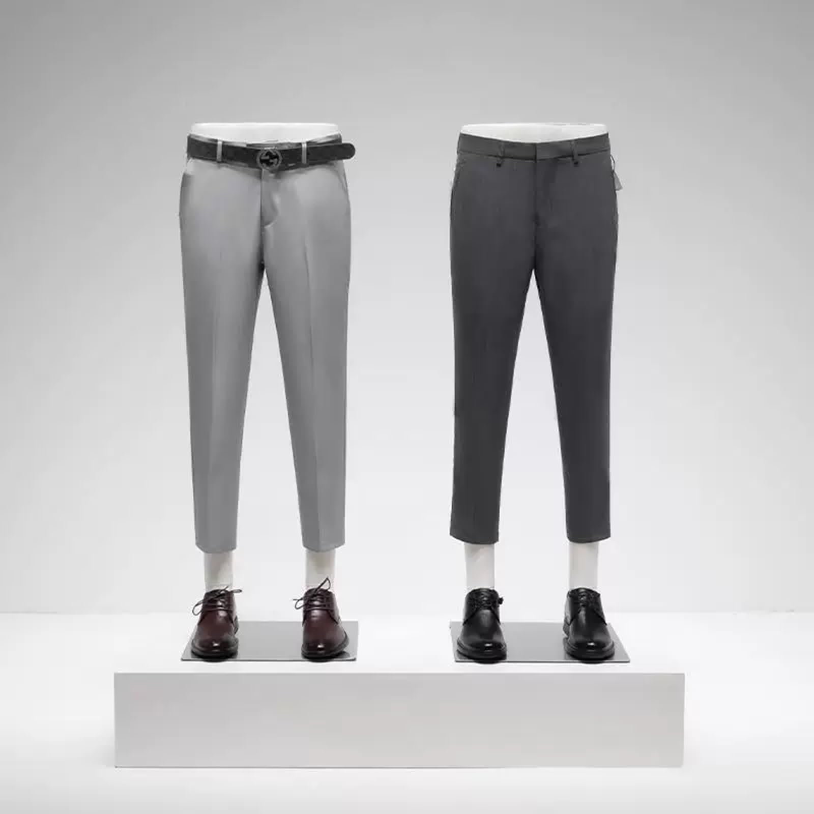 Maniquí De Cuerpo Inferior, Forma De Piernas con Base Metálica, Exhibidor para Pantalones, Leggings, Shorts