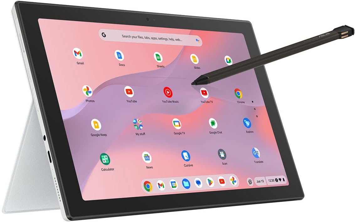 ASUS Chromebook Detachable/SILVER/10.51 1200X1920 Touch(incell)/MT8186G/8GB/ARM UMA/128GB/Chrome