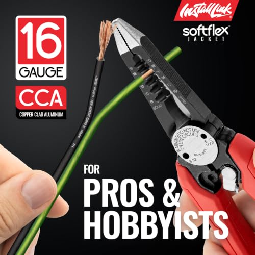 Image of Install Link 16 AWG Gauge Speaker Wire (100 Feet) Car or Home Theater (CCA) | 16 /2 Speaker Cable, 2-Conductor, Frosted Green /Black, Easy Strip, Polarity ID, for Car Audio & Home Stereo