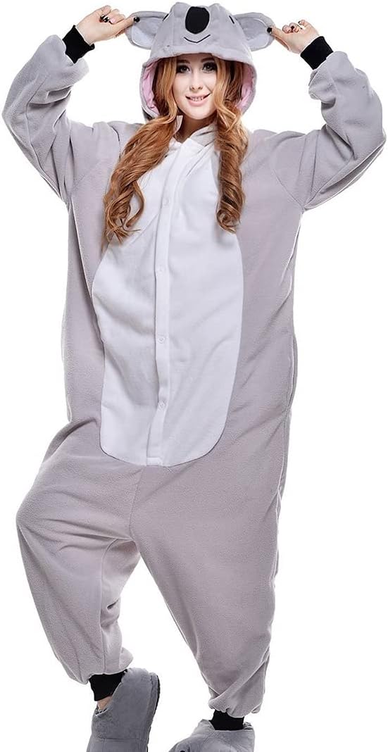WOTOGOLD Animal Cosplay Costume Koala Unisex Adult Pajamas