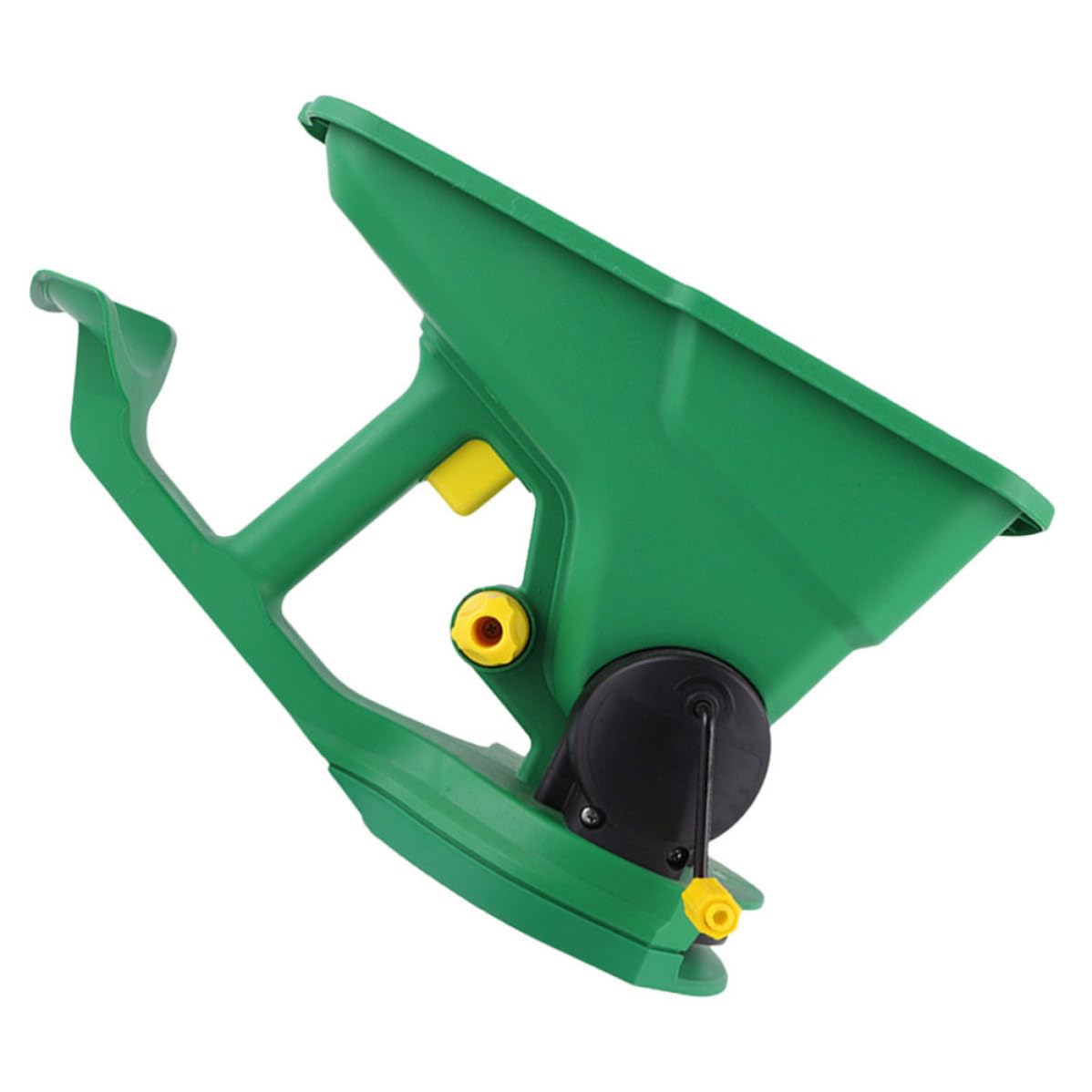 GALPADA Lightweight Handheld Seed Spreader for Gardening and Farming, Portable Plastic Hand Crank Seeder Suitable for Lawn Care and Fertilizing Crops with Versatile Use