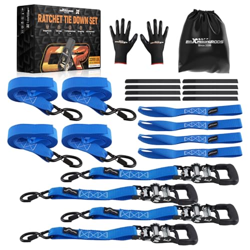 Sangles pour moto et VTT maXpeedingrods : partez à l'aventure l'esprit tranquille avec ce pack