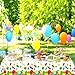 3 Pcs Building Blocks Tablecloth 105 x 54 inches - Building Blocks Theme Party Decorations Disposable Plastic Table Cover for Children Kids Birthday Party Decor Supplies Favors (White)
