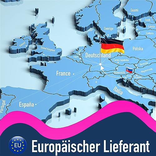 Schnell härtend Epoxidharz set (4h Entformzeit) RESIN4DECOR 1:1 Kristallklares Harz & Härter für Kunsthandwerk Schmuckherstellung Vergilbungsfrei Ungiftig Hochglanz Geruchlos Hitzebeständig - 1000ml