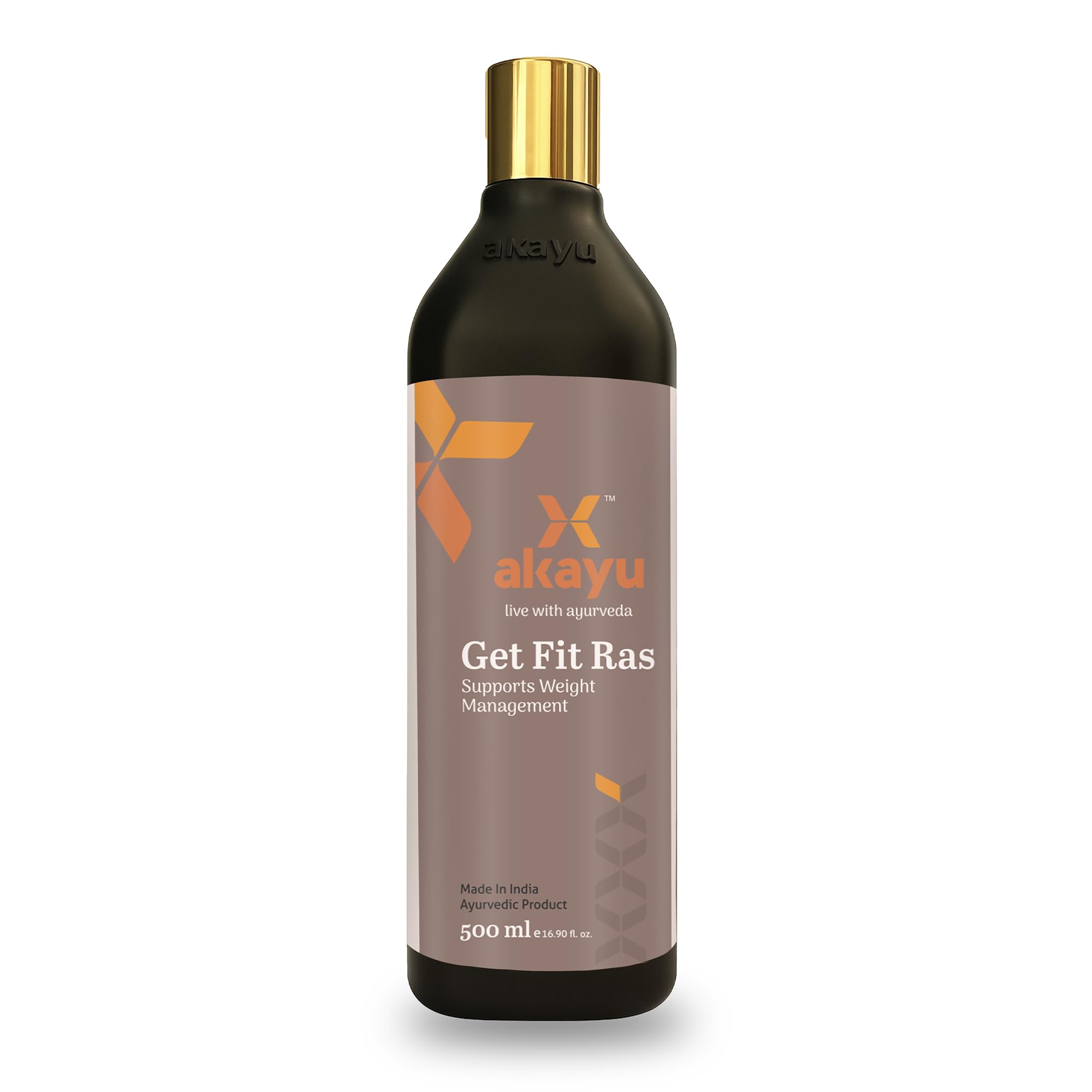 Akayu Get Fit Ras | Ayurvedic Multi-Herb Wellness Tonic for Weight Balance, Digestion, Metabolism & Detox (500ml)-image-23