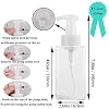 2 Pack Foaming Soap Dispenser 15oz Refillable Foam Liquid Hand Soap Empty Plastic Pump Bottle Container for Bathroom Vanities, Kitchen Sink, Hospital, Clinic, Clear 450ml #1