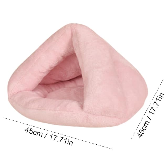 Foto 4 de 8 de Cama tipo cueva para perro, forro polar grueso, cálida y, para perro, tienda de campaña para gatos