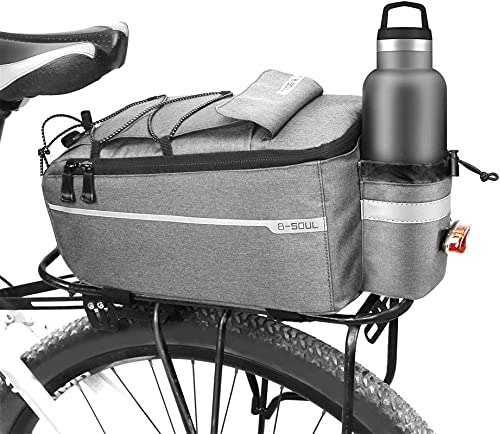 Bolsa de estante trasero para bicicleta que soluciona el espacio en ruta 2