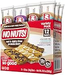 No Nuts! Protein Bars Energy Bars - 100% Nut Free Dairy Free Vegan Protein Bars, Vegan Protein Bars Variety Pack of 12, Organic, Kosher, Egg-Free, Non-Gmo & Dairy Free Protein Bars