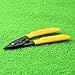 Cruiser CFS-3 Fiber Optic Stripper, Aluminum, Yellow: Strips 125μm, 250μm fiber coating, Ergonomic grip, 5.9 inches length