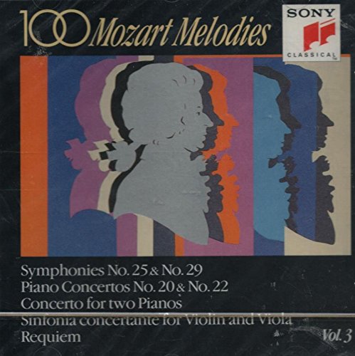 100 Mozart Melodies Vol. 3 [Audio CD]