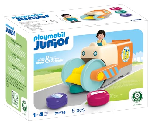 Playmobil Junior Vehículo Recolector de Basura miniatura 1