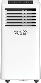 – Meaco MeacoCool MC Series 10,000CHR Portable Air Conditioner - Powerful Portable Air Conditioner and Heater, Energy Efficient with Two Window Venting Kits included