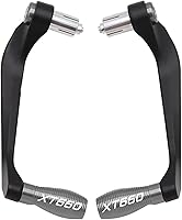 Vista 5 de Para Yamaha XT660/X/R/Z XT660X XT660R XT660Z Agarres de manillar de motocicleta Guardia Palancas de embrague de freno Protector de barra de manillar