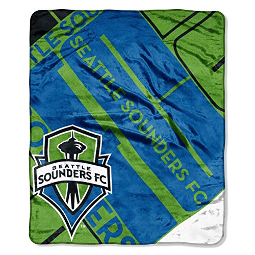 The Northwest Company MLS Seattle Sounders FC Raschel Throw Blanket, 50