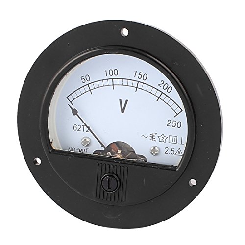 Image of uxcell AC 0-250V Analog Voltmeter Voltage Meter Measuring Gauge Class 2.5