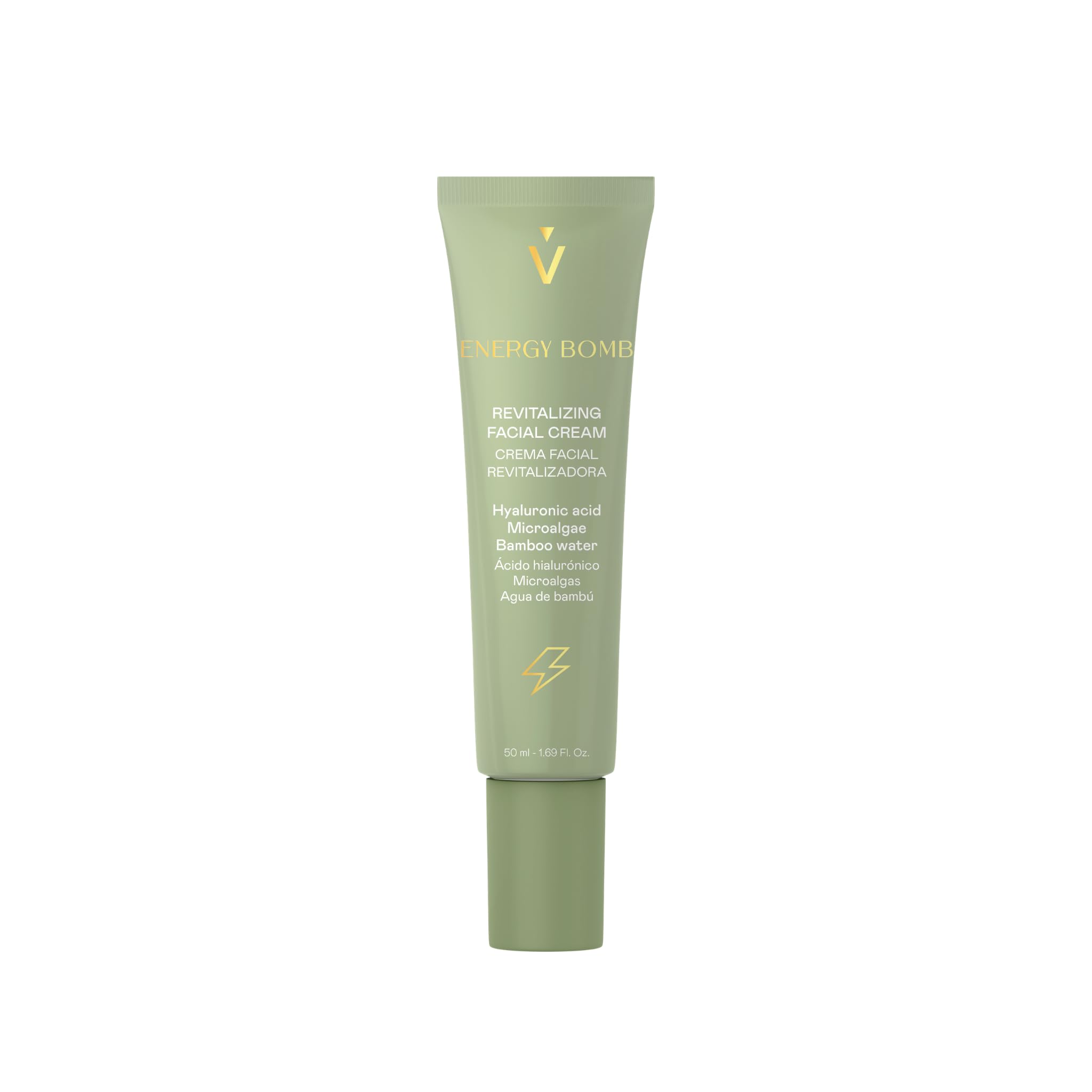 VALQUER Revitalising Facial Cream Energy Bomb | 72-Hour Hydration for Dry and Dull Skin | With Hyaluronic Acid and Vitamin B5 | Vegan | 50 ml