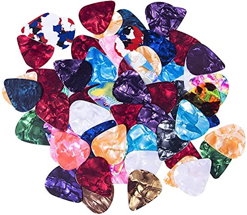 WANGZAIZAI Lot de 50 médiators fins et souples pour guitare acoustique, guitare électrique, ukulélé, basse, guitare… - Les Beatles, Paul McCartney, John Lennon, RIngo Starr, George Harrison WANGZAIZAI Lot de 50 médiators fins et souples pour guitare acoustique, guitare électrique, ukulélé, basse, guitare… – Image 3