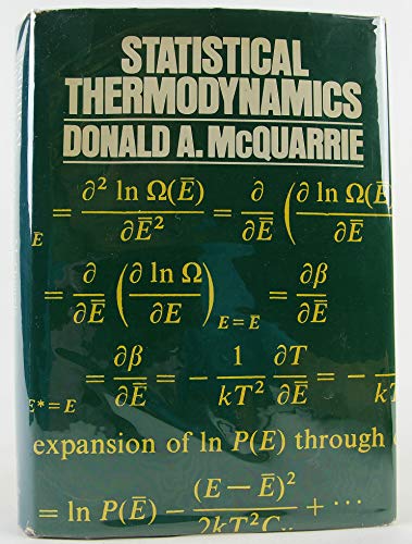 Statistical thermodynamics (Harper's chemistry series)