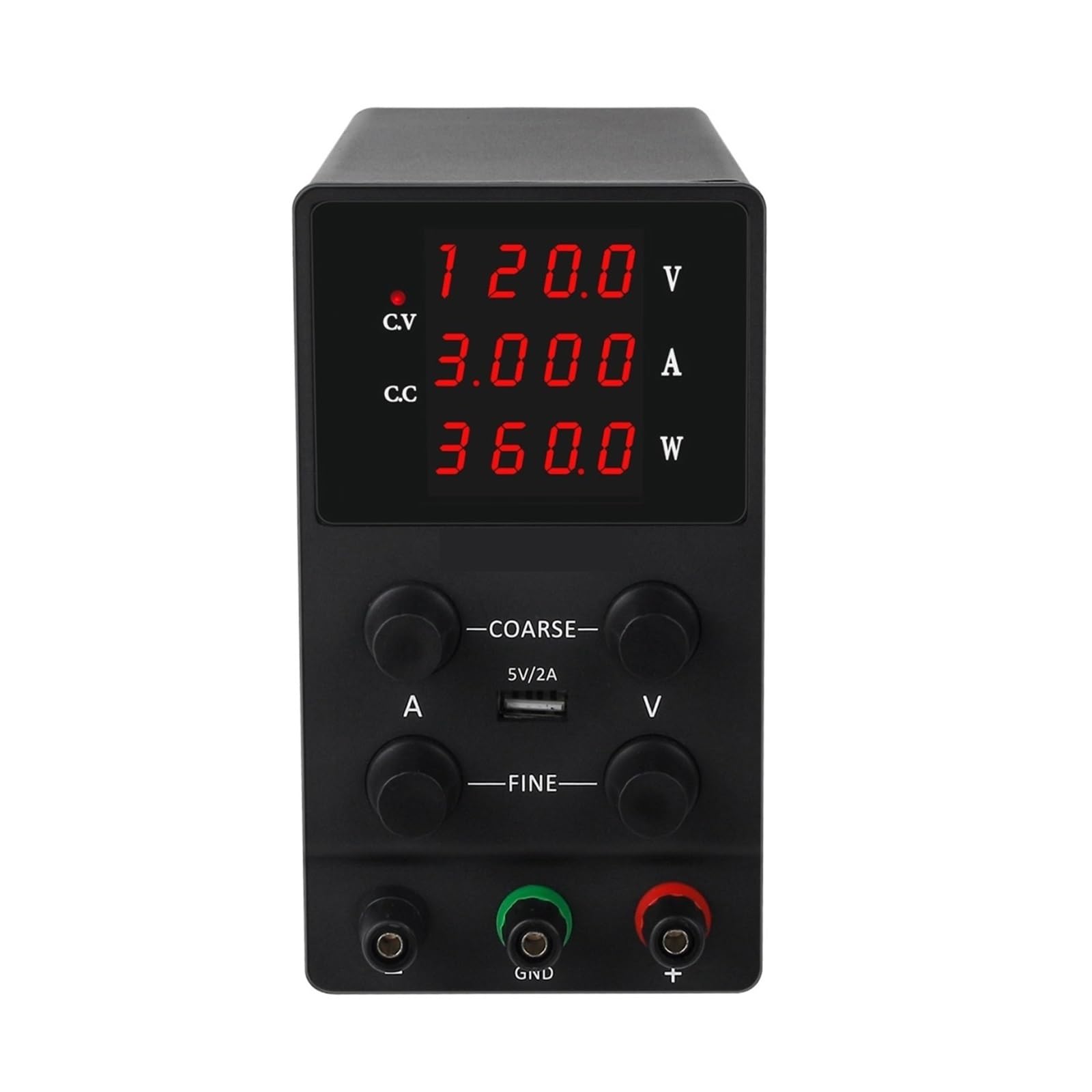 Fuente de alimentación CC regulada SPS1203 de laboratorio con puerto USB