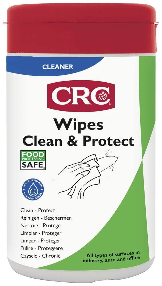 CRC WIPES Clean & Protect 33381-AA - Toallitas de limpieza (50 unidades)