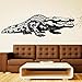 NSRJDSYT Adesivo murale Coccodrillo Animale Bestia Alligatore Predatore Adesivi murali Vinile Art Murales Interni Casa Ragazzi Room Decor Design 58x18cm