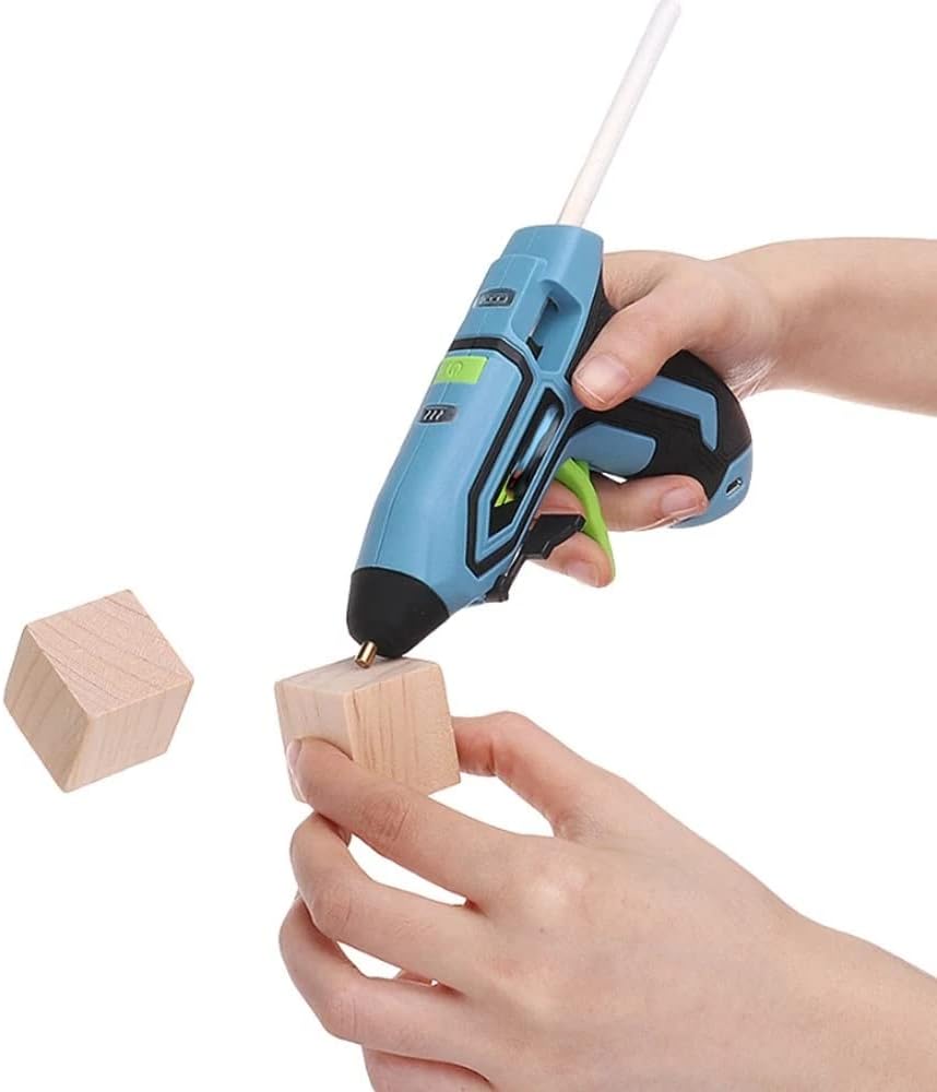 Original 3.6V Cordless Hot Glue Guns Built in 2000 mah Rechargable Melt Kits with 10Glue Sticks