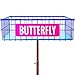 Butterfly Ball Trainer – Table Tennis Ball Holder for Training – Four Wheels Allow The Ball Trainer to Easily Move Around with You – Adjustable Height – Locking Wheels