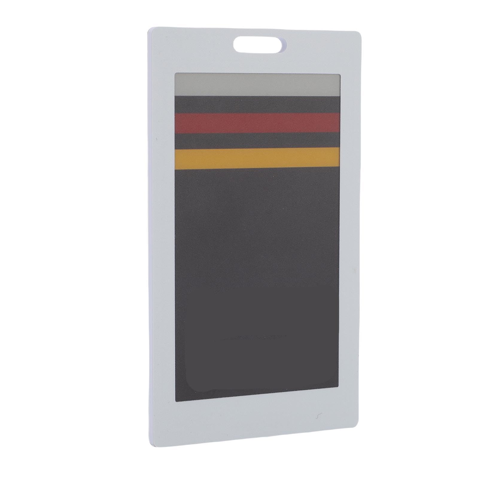 VBESTLIFE E-Ink Smart Badge, E Paper Smart Badge Holder, Editabil Smart Id Badge z Tagiem, NFC, Ekran 3,7 Cala, dla Studentów Pracowników