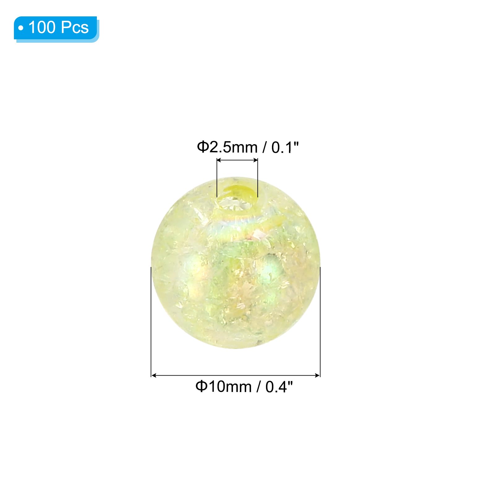 PATIKIL 10mm Acrylic Beads - Image 2