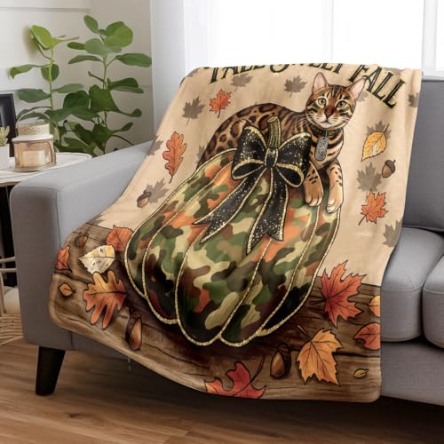 Couverture pelucheuse chat du Bengale haut de gamme 152 x 203 cm - 3