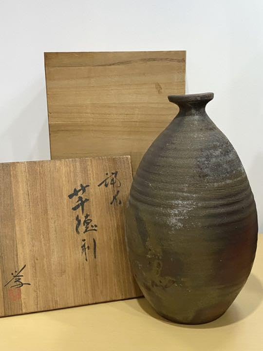 芋徳利 備前焼 曽我尭 備前芋徳利 [Bizen Imo-Tokkuri by Takashi SOGA