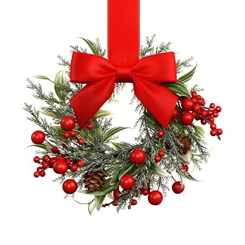 Generisch Miniatur Weihnachtskranz, 16cm Mini Weihnachtsschmuck...