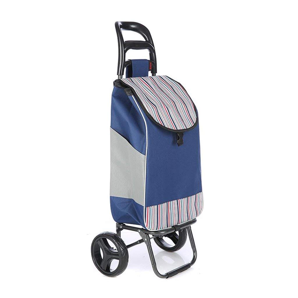 Carrello della Spesa, Carrello per la casa Carrello Pieghevole Portatile Rimorchio per Bagagli Carrello della Spesa Carrello per Trasporto Merci