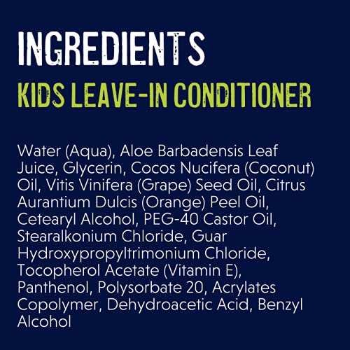 Young King Hair Care Kids Leave-In Conditioner For Boys | Detangle, Hydrate And Soften Natural Curls | Plant-Based And Harm-Free | 8 Oz #TOP2