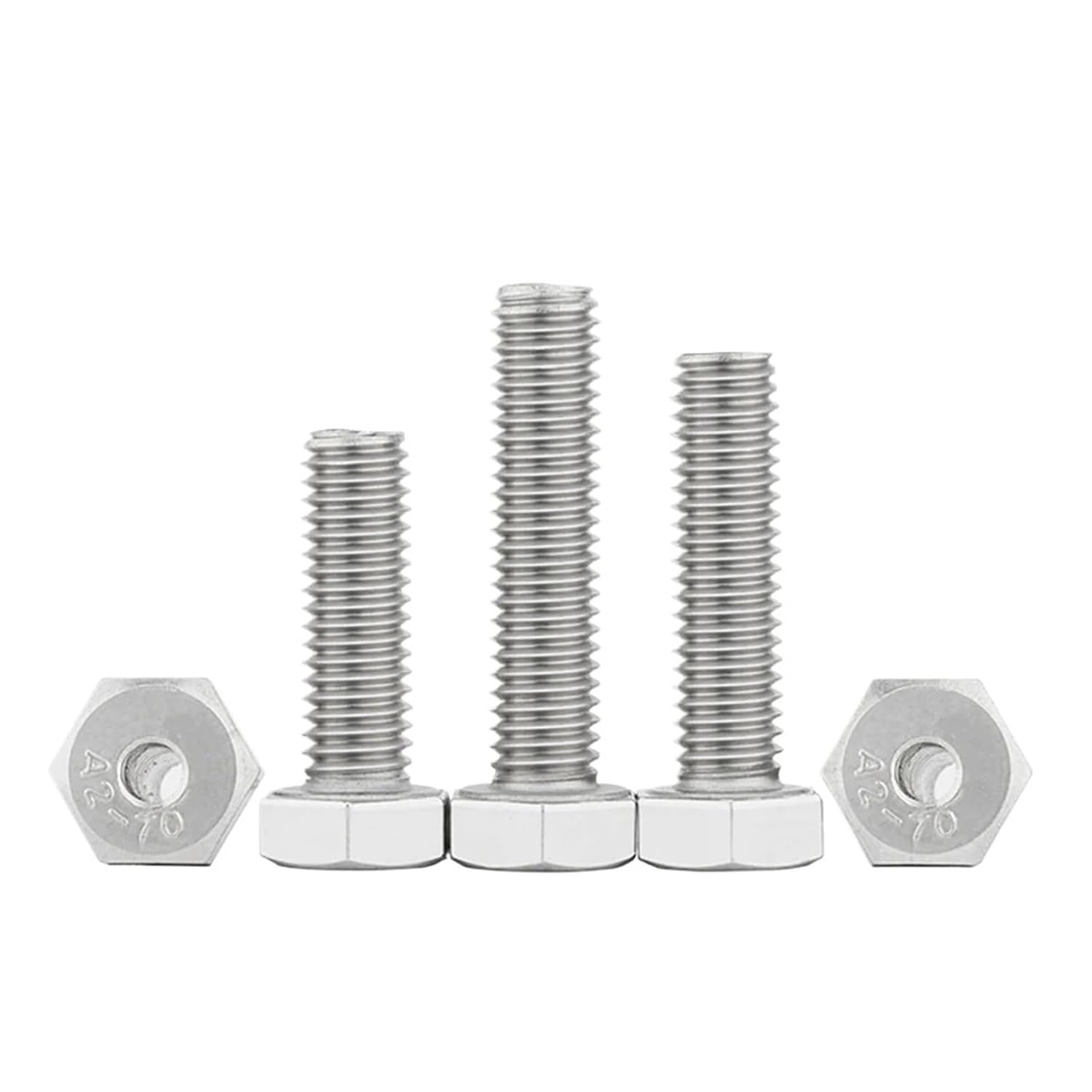 304 Stainless Steel M4 M5 M6 M8 M10 M12 M14 M16 M20 Hex Head Hollowed Screw Bolt Machine Through Hole(M20x90 (1pc))