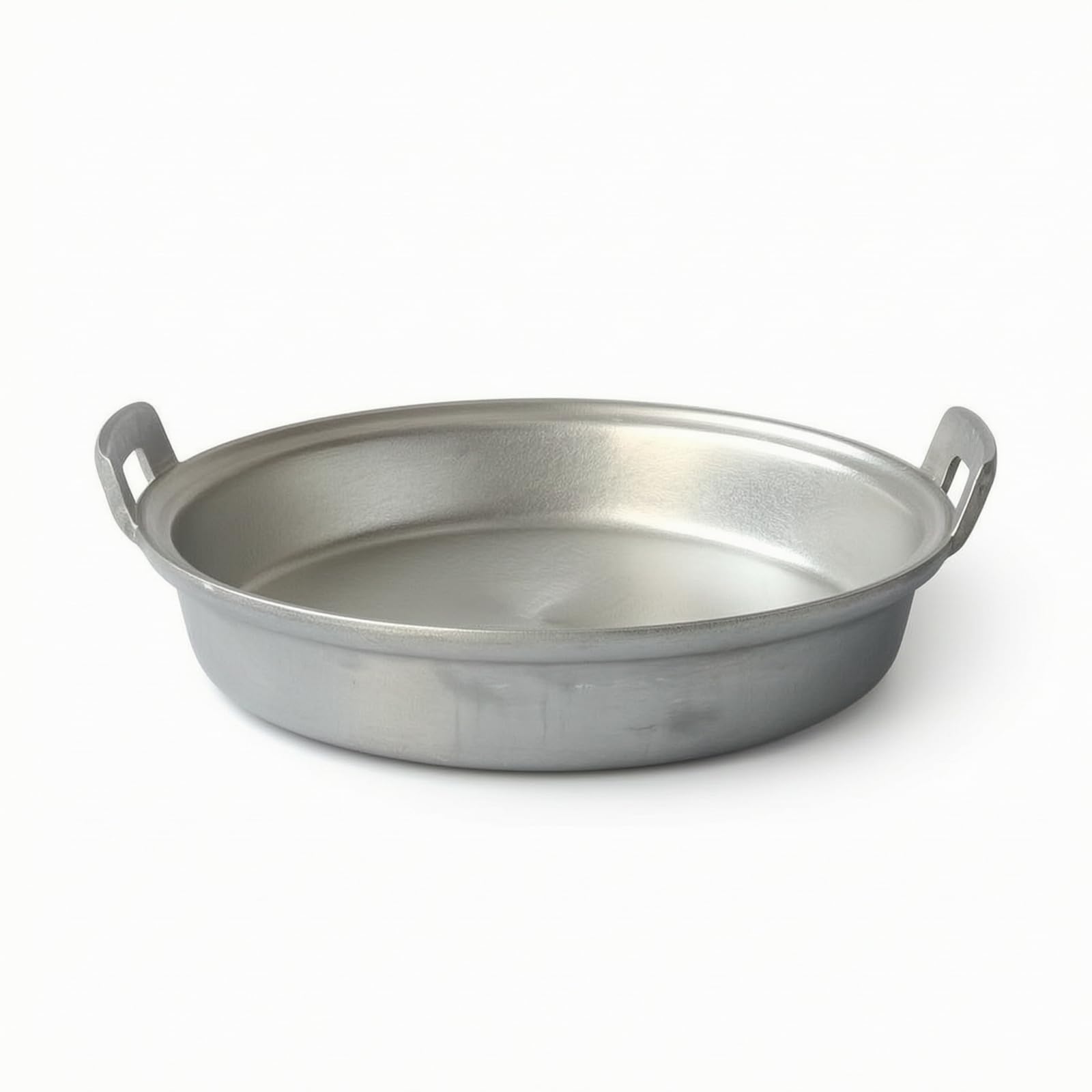 Sartén con Dos sin Revestimiento Sartén con Dobles para Familias, Estufa, 32 Cm, Actualización, 32 Cm, 1.45 Kg, Sin Tapa