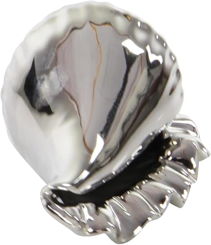 Miniatura 14 de Deco 79 Estatuas decorativas de cerámica para decoración del hogar, juego de 3 figuras decorativas de 7 pulgadas, 7 pulgadas, 5 pulgadas de ancho,