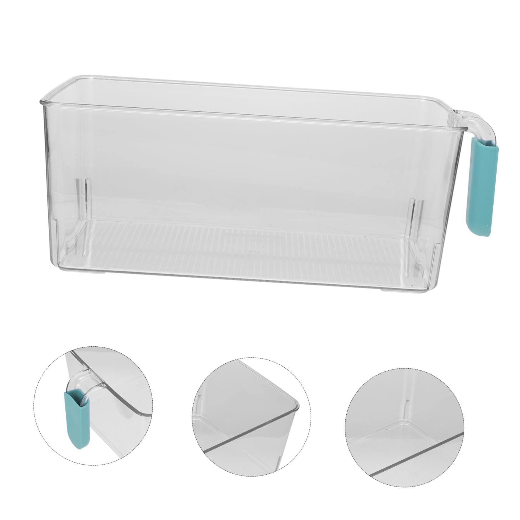 IMIKEYA 2pezzi Contenitore Per Alimenti Freschi Con Manici Organizer Per Frigorifero e Cucina Scatola Per Frutta e Verdura Capacità Facile Da Pulire e Compatta